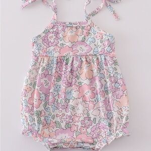 Floral Baby Romper